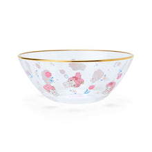 Afbeelding in Gallery-weergave laden, Japan Sanrio Cinnamoroll / Kuromi / My Melody / Tuxedo Sam Gold Rim Glass Bowl
