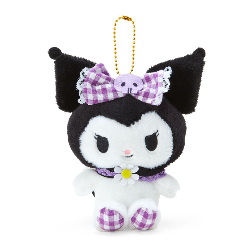 Japan Sanrio Plush Doll Keychain (Gingham)