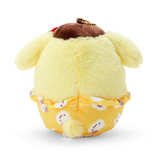 Lade das Bild in den Galerie-Viewer, Japan Sanrio Pompompurin Plush Doll Keychain (Cherry)
